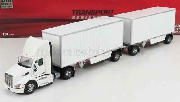 DM-MODELS 1/50 PETERBILT | 579 TRUCK AUTO-ARTICOLATO 2011 | WHITE