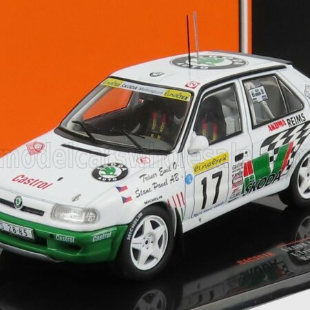 IXO-MODELS 1/43 SKODA | FELICIA N 17 RALLY MONTECARLO 1996 E.TRINER - P.STANC | WHITE GREEN