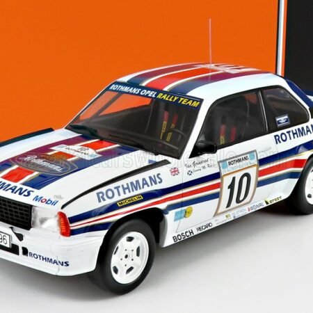 IXO-MODELS 1/18 OPEL | ASCONA 400 TEAM ROTHMANS N 10 RALLY ACROPOLIS 1982 J.McRAE - I.GRINDROD | WHITE BLUE RED