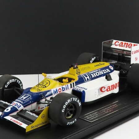 GP-REPLICAS 1/18 WILLIAMS | F1  FW11B HONDA N 6 WINNER GERMANY GP NELSON PIQUET 1987 WORLD CHAMPION | BLUE YELLOW WHITE