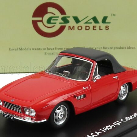 ESVAL MODEL 1/43 OSCA | 1600GT FISSORE CABRIOLET CLOSED 1963 | RED