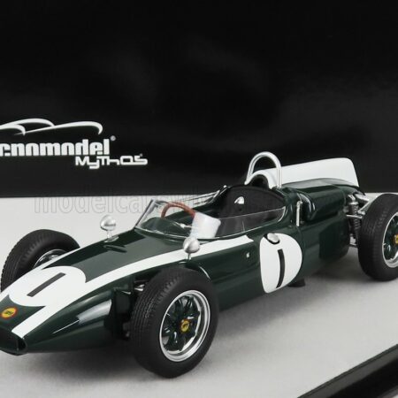 TECNOMODEL 1/18 COOPER | F1  T53 N 1 BRITISH SILVERSTONE GP WORLD CHAMPION 1960 JACK BRABHAM | GREEN