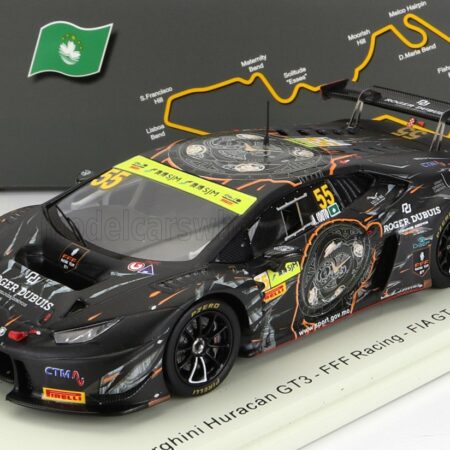 SPARK-MODEL 1/43 LAMBORGHINI | HURACAN GT3 TEAM FFF RACING N 55 FIA GT WORLD CUP MACAU 2016 A.COUTO | BLACK