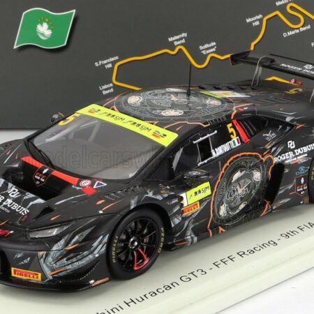 SPARK-MODEL 1/43 LAMBORGHINI | HURACAN GT3 TEAM FFF RACING N 5 FIA GT WORLD CUP MACAU 2016 M.BORTOLOTTI | BLACK