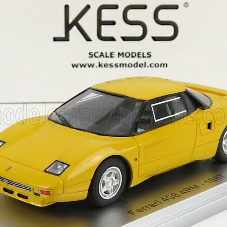 KESS-MODEL 1/43 FERRARI | 408 4RM 1987 | YELLOW