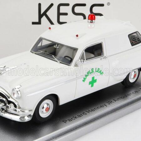 KESS-MODEL 1/43 PACKARD | HENNEY JR AMBULANCE 1954 | WHITE