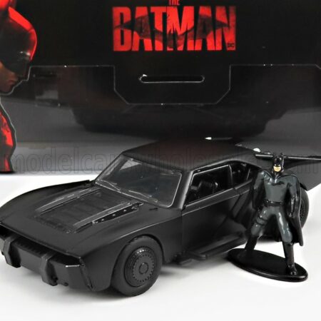 JADA 1/32 BATMAN | BATMOBILE WITH FIGURE 2022 - THE BATMAN MOVIE | MATT BLACK