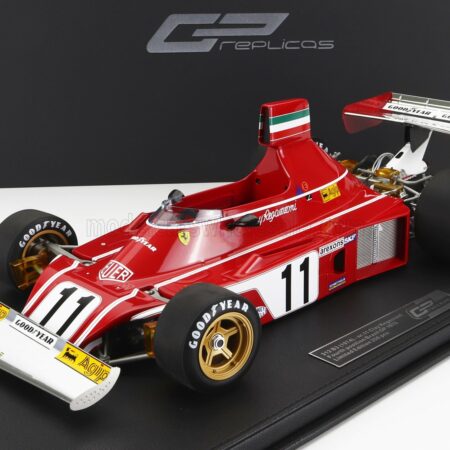 GP-REPLICAS 1/12 FERRARI | F1  312 B3 N 11 4th BRAZIL GP 1975 CLAY REGAZZONI | RED