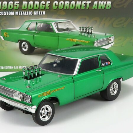 ACME-MODELS 1/18 DODGE | CORONET AWB CUSTOM 1965 | GREEN MET