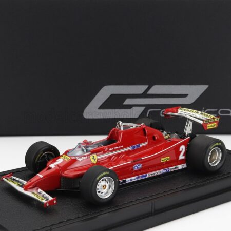 GP-REPLICAS 1/43 FERRARI | F1  126C N 2 QUALIFYNG MONZA GP ITALY 1980 GILLES VILLENEUVE | RED