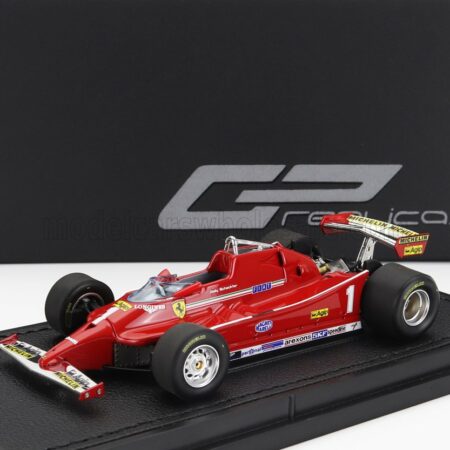 GP-REPLICAS 1/43 FERRARI | F1  126C N 1 SEASON 1980 JODY SCHECKTER | RED