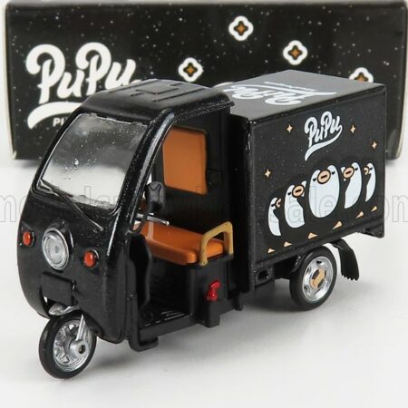 TINY TOYS 1/43 MOTORCYCLE | ELECTRIC TRICYCLE PUPU ALIENS 1980 | BLACK