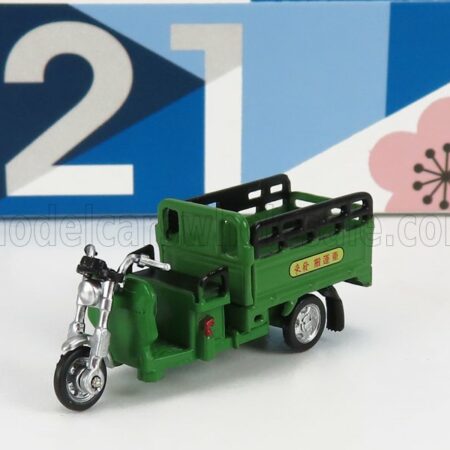 TINY TOYS 1/64 MOTORCYCLE | TAIWAN DELIVERY ELECTRIC TRICYCLE 1980 | GREEN