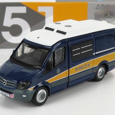 TINY TOYS 1/76 MERCEDES BENZ | SPRINTER VAN TRANSPORTER HKCS POLICE 2018 | BLUE YELLOW WHITE