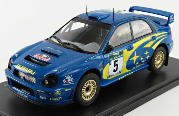 EDICOLA 1/24 SUBARU | IMPREZA S7 WRC N 5 RALLY NEW ZEALAND 2001 RICHARD BURNS - ROBERT REID | BLUE MET