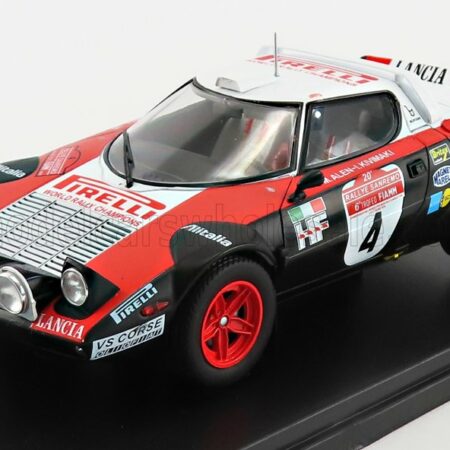 EDICOLA 1/24 LANCIA | STRATOS HF PIRELLI N 4 RALLY SANREMO 1978 M.ALEN - I.KIVIMAKI | BLACK RED WHITE