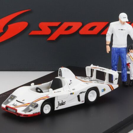 SPARK-MODEL 1/43 PORSCHE | PEDAL CAR - TYPE 935 936/81 N 11 WINNER 24h LE MANS 1981 - LITTLE BIG MANS - WITH FIGURES | WHITE