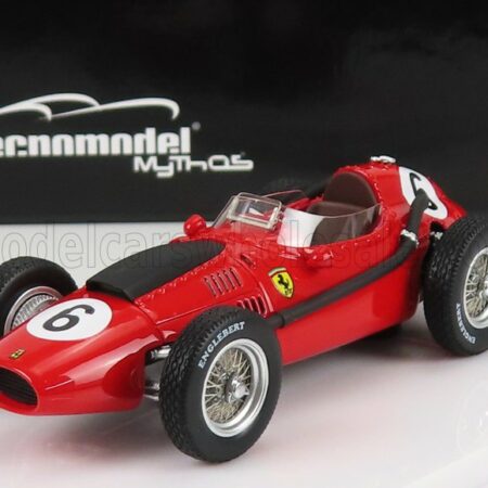 TECNOMODEL 1/43 FERRARI | F1 DINO 246 N 6 2nd MAROCCO GP MIKE HAWTHORN 1958 WORLD CHAMPION | RED