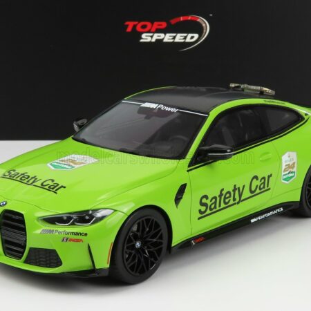 TRUESCALE 1/18 BMW | 4-SERIES M4 M-PERFORMANCE (G82) SAFETY CAR 24h DAYTONA 2022 | LIGHT GREEN MET