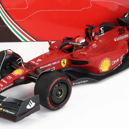 BBR-MODELS 1/18 FERRARI | F1-75 TEAM SCUDERIA FERRARI N 16 WINNER BAHRAIN GP 2022 CHARLES LECLERC | RED