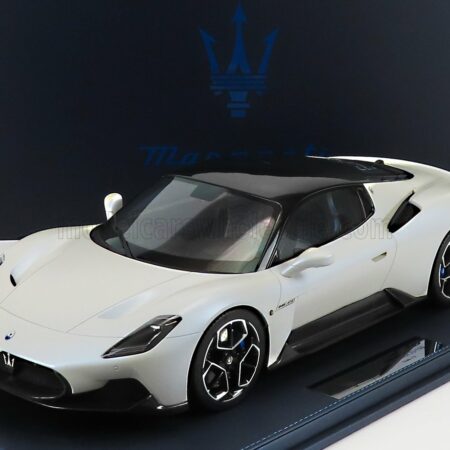 MASERATI MODELS 1/12 MASERATI | MC20 2020 - CON VETRINA - WITH SHOWCASE | BIANCO AUDACE - MATT WHITE