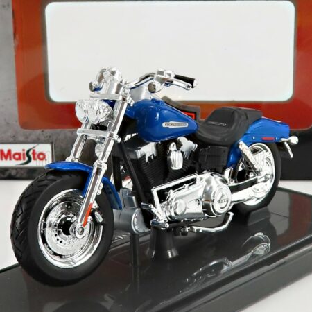 MAISTO 1/18 HARLEY DAVIDSON | FXDFSE CVO FAT BOB 2009 | BLUE MET