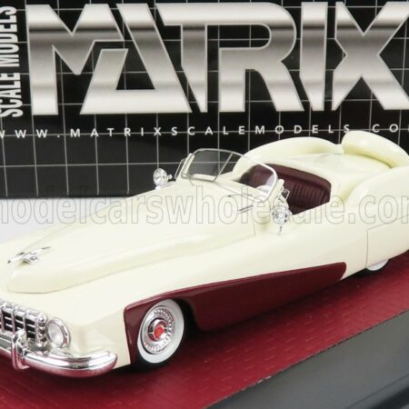 MATRIX SCALE MODELS 1/43 MERCURY | TEMPLETON SATURN BOB HOPE SPECIAL 1948 | WHITE RED