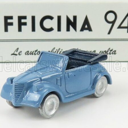 OFFICINA-942 1/76 FIAT | 500A CABRIOLET CARROZZERIA MONTESCANI 1939 | LIGHT BLUE