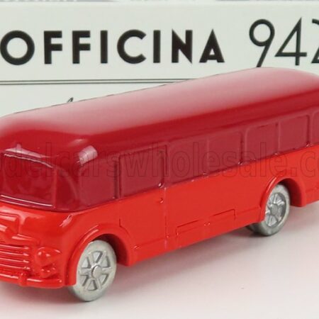 OFFICINA-942 1/76 FIAT | 640N AUTOBUS CARROZZERIA BIANCHI SERVIZIO TURISTICO 1950 | 2 TONE RED