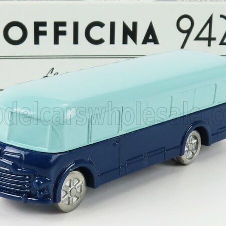 OFFICINA-942 1/76 FIAT | 640N AUTOBUS CARROZZERIA BIANCHI LINEA EXTRAURBANA 1950 | 2 TONE BLUE