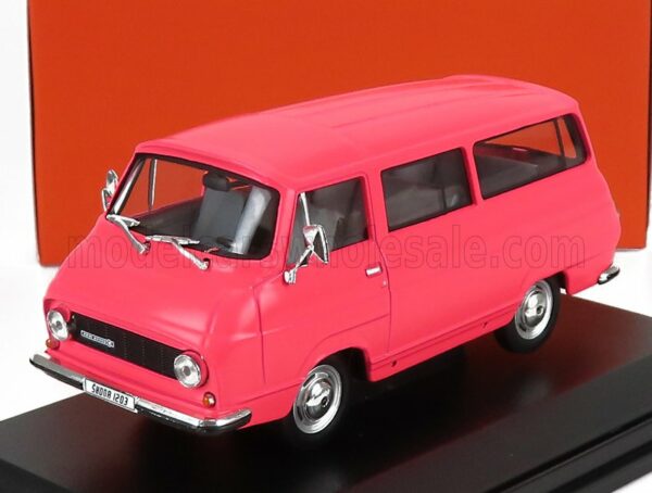 ABREX 1/43 SKODA | 1203 MINIBUS 1968 | MATT PINK