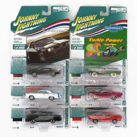 JOHNNY LIGHTNING 1/64 CHEVROLET | SET ASSORTMENT 6 PIECES | VARIOUS