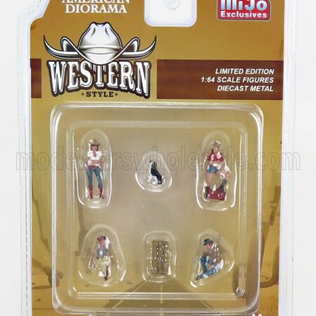 AMERICAN DIORAMA 1/64 FIGURES | SET WESTERN STYLE | VARIOUS