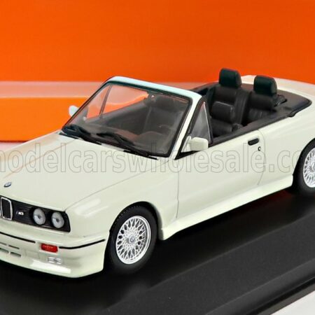 MINICHAMPS 1/43 BMW | 3-SERIES M3 (E30) CABRIOLET 1988 | WHITE