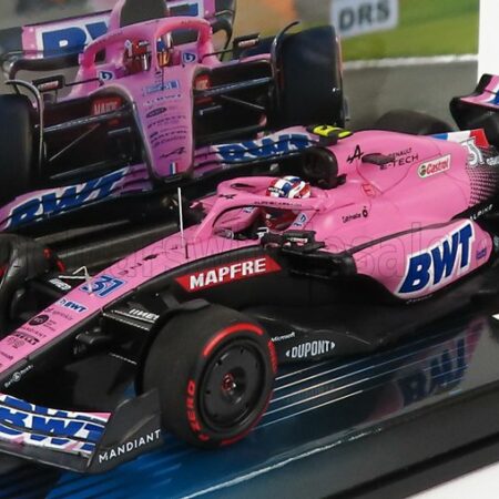 MINICHAMPS 1/43 ALPINE | F1 A522 TEAM ALPINE BWT N 31 BAHRAIN GP 2022 ESTEBAN OCON | PINK