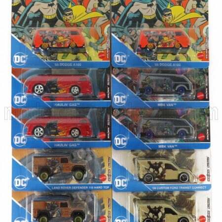 MATTEL HOT WHEELS 1/64 LAND ROVER | SET ASSORTMENT BATMAN 12 PIECES | VARIOUS