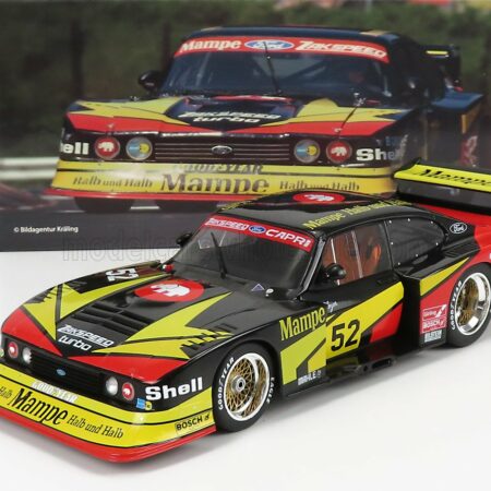 WERK83 1/18 FORD ENGLAND | CAPRI TURBO ZAKSPEED Gr.5 MAMPE N 52 DRM 1978 HANS HEYER | BLACK YELLOW RED