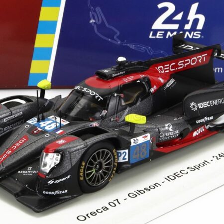 SPARK-MODEL 1/43 ORECA | GIBSON 07 GK428 4.2L V8 TEAM IDEC SPORT N 48 24h LE MANS 2022 P.LAFARGUE - P.L.CHATIN - P.PILET | BLACK RED