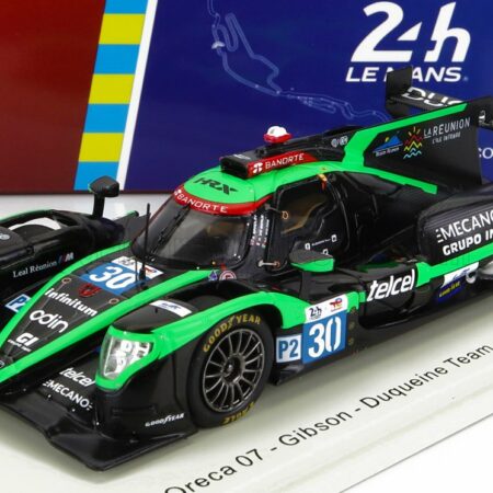 SPARK-MODEL 1/43 ORECA | GIBSON 07 GK428 4.2L V8 TEAM DUQUEINE N 30 24h LE MANS 2022 R.BRADLEY - G.ROJAS - R.DE GERUS | GREEN BLACK