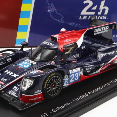 SPARK-MODEL 1/43 ORECA | GIBSON 07 GK428 4.2L V8 TEAM UNITED AUTOSPORTS USA N 23 24h LE MANS 2022 A.LYNN - O.JARVIS - J.PIERSON | BLACK RED