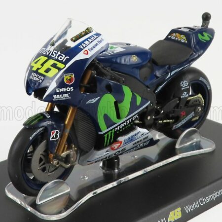 EDICOLA 1/18 YAMAHA | YZR-M1 TEAM YAMAHA FACTORY RACING N 46 MOTOGP SEASON 2015 VALENTINO ROSSI | BLUE MET WHITE