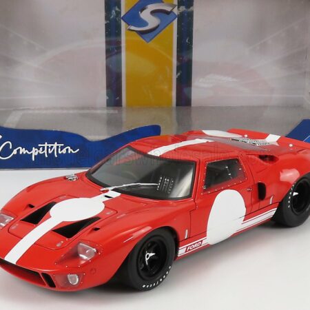 SOLIDO 1/18 FORD USA | GT40 MK1 RACING 1968 | RED WHITE