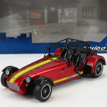 SOLIDO 1/18 CATERHAM | SEVEN 275 ACADEMY 2014 | RED MET YELLOW