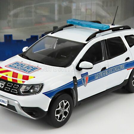 SOLIDO 1/18 DACIA | DUSTER MKII POLICE MUNICIPALE 2019 | WHITE LIGHT BLUE