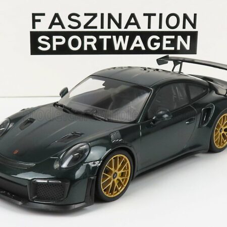 MINICHAMPS 1/18 PORSCHE | 911 991-2 GT2 RS WEISSACH PACKAGE 2018 | BRITISH RACING GREEN MET