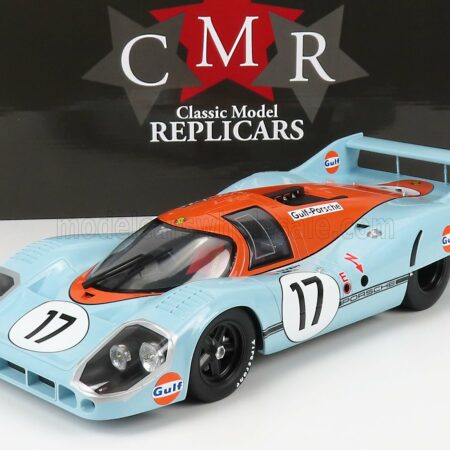 CMR 1/12 PORSCHE | 917LH 4.9L TEAM JOHN WYER AUTOMOTIVE ENGINEERING LTD. N 17 24h LE MANS 1971 J.SIFFERT - D.BELL | LIGHT BLUE ORANGE