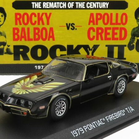 GREENLIGHT 1/43 PONTIAC | FIREBIRD TRANS AM 1979 - ROCKY II MOVIE | BLACK GOLD