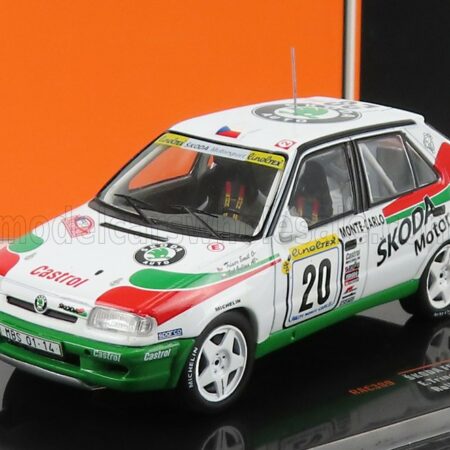 IXO-MODELS 1/43 SKODA | FELICIA TEAM SKODA MOTORSPORT N 20 RALLY MONTECARLO 1997 E.TRINER -  J.GAL | WHITE GREEN RED