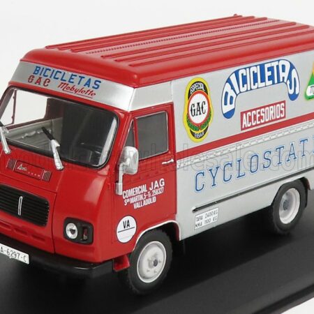 EDICOLA 1/43 AVIA | 2500 FASE II VAN - BICICLETAS GAC CYCLOSTATIC 1975 | RED SILVER