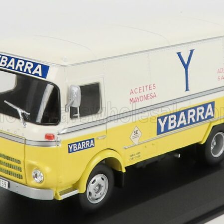 EDICOLA 1/43 BARREIROS | SAETA TRUCK CAPITONE YBARRA - ACEITES MAYONESA - ACEITUNAS SALSAS - 1968 | YELLOW IVORY